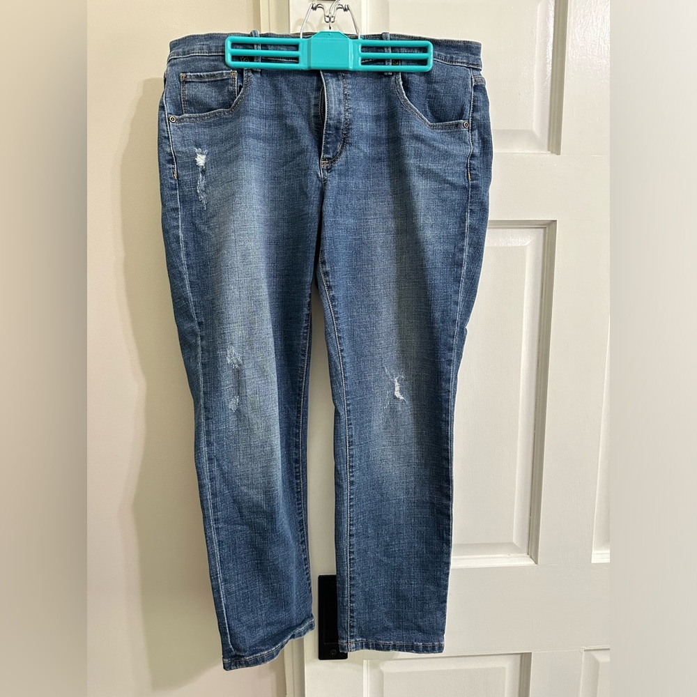 Sonoma distressed crop jeans